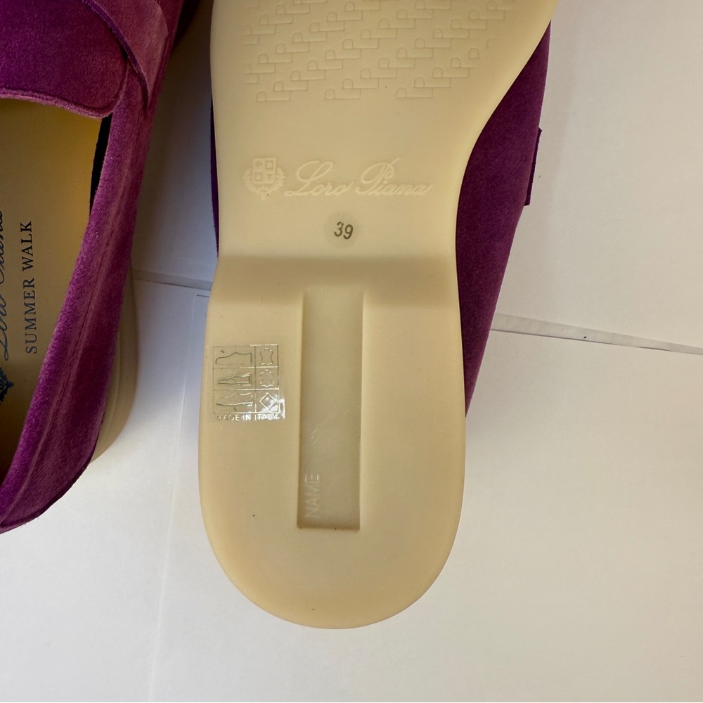 NWT Loro Piana Summer Charms Walk Loafers size 39fit 8-9 US AUTHENTIC - Picture 8 of 10